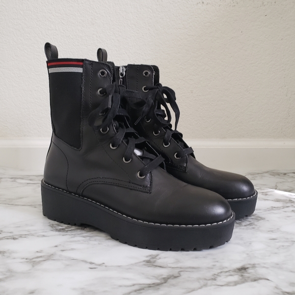 Zara Leather Ankle Boots